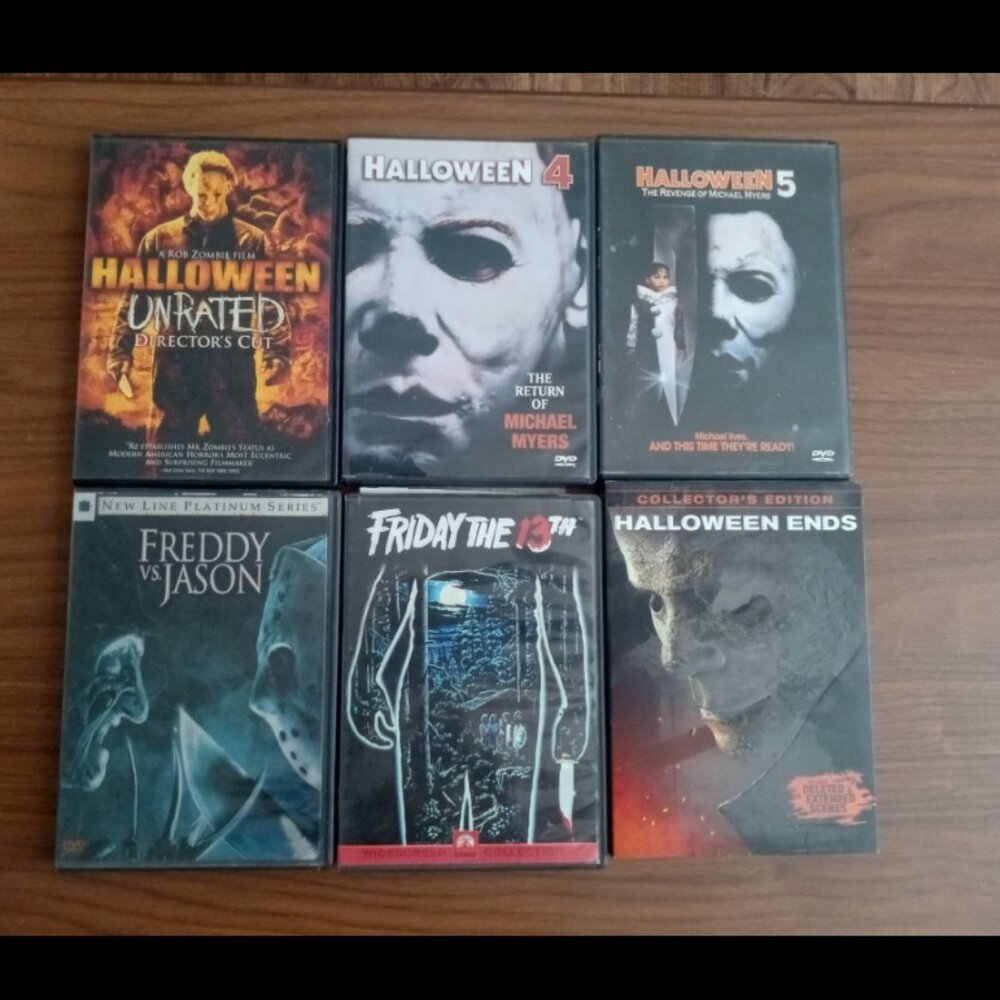 DVD bundle Halloween and Friday the 13th - 6 total